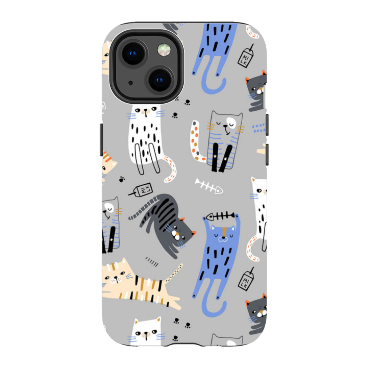 iPhone Tough Case - Cat And Bone