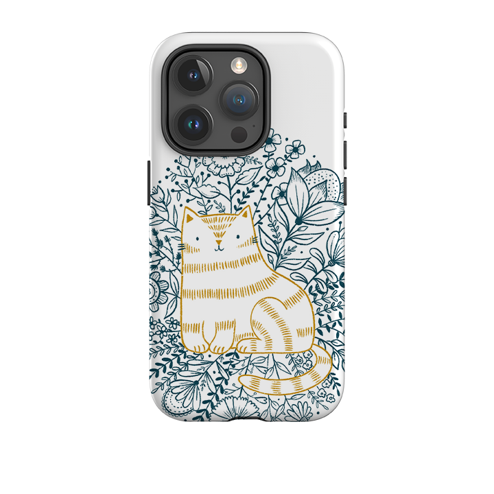 iPhone Tough Case - Cat Design By Suzy Taylor