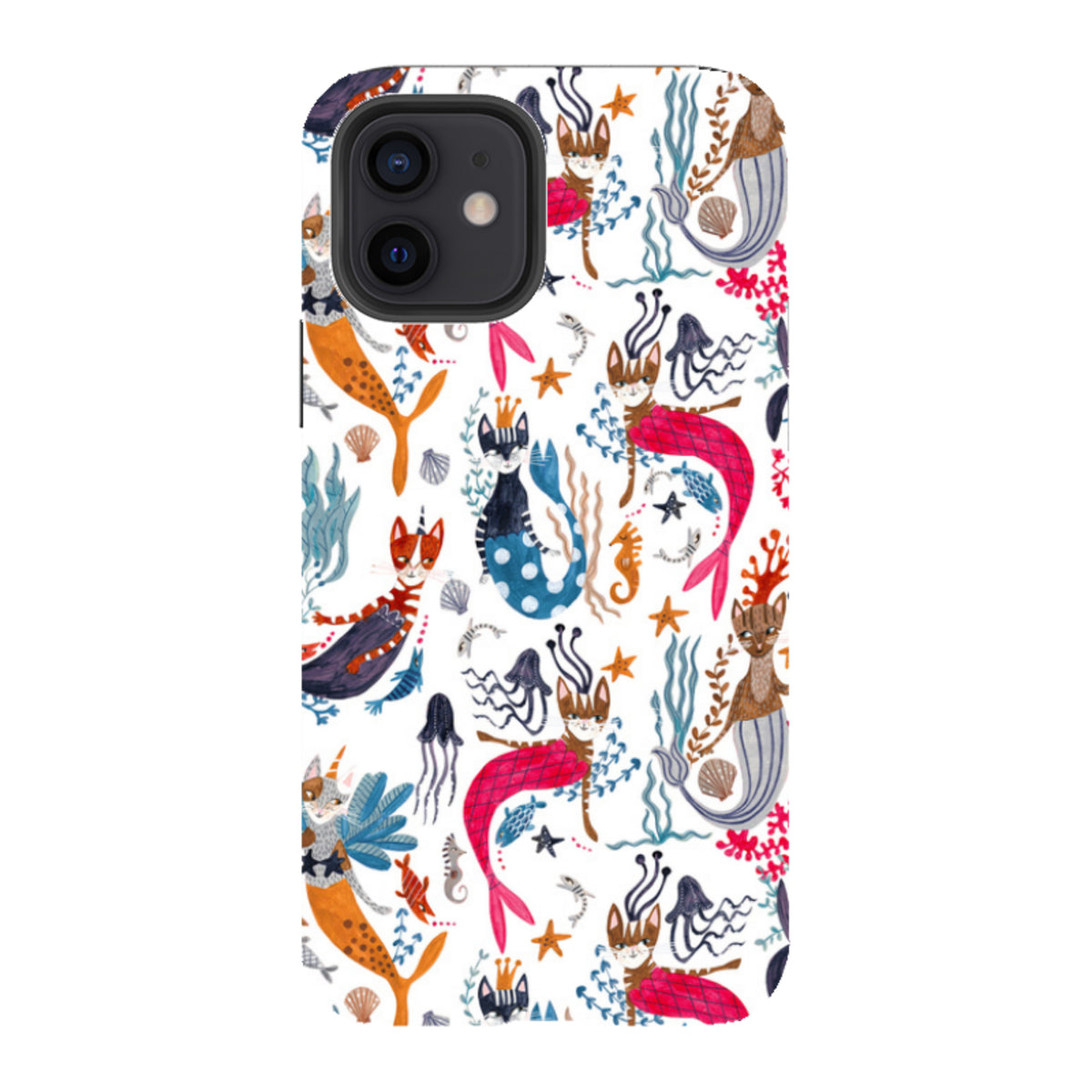 iPhone Tough Case - Cat-Fish By Caroline Bonne Muller