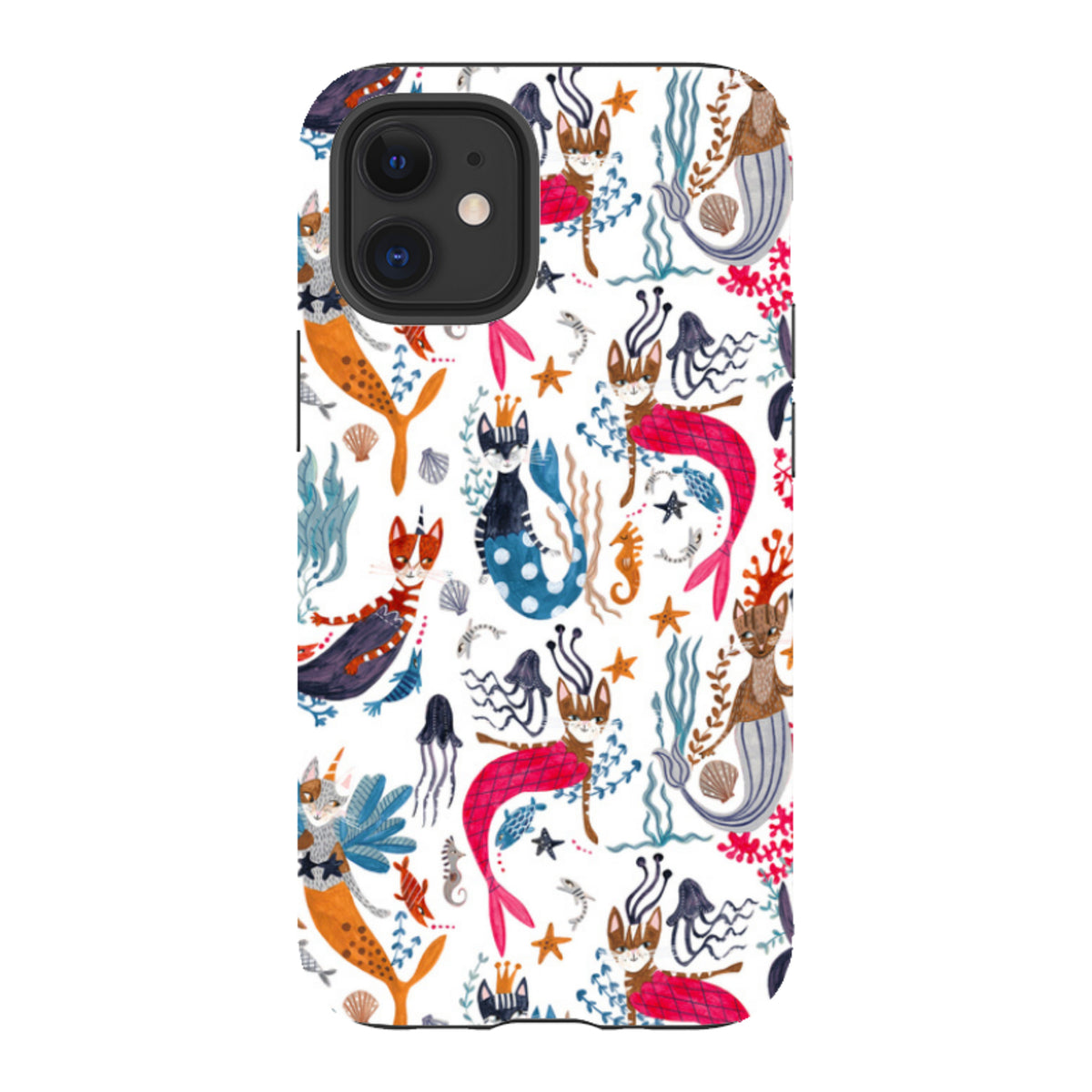 iPhone Tough Case - Cat-Fish By Caroline Bonne Muller