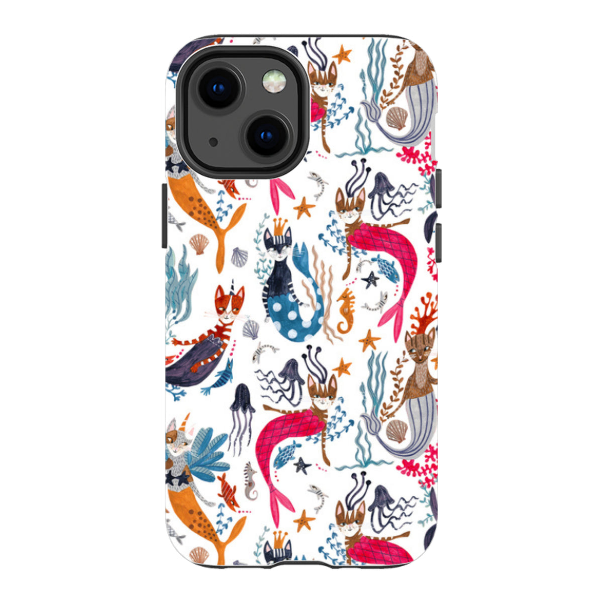 iPhone Tough Case - Cat-Fish By Caroline Bonne Muller