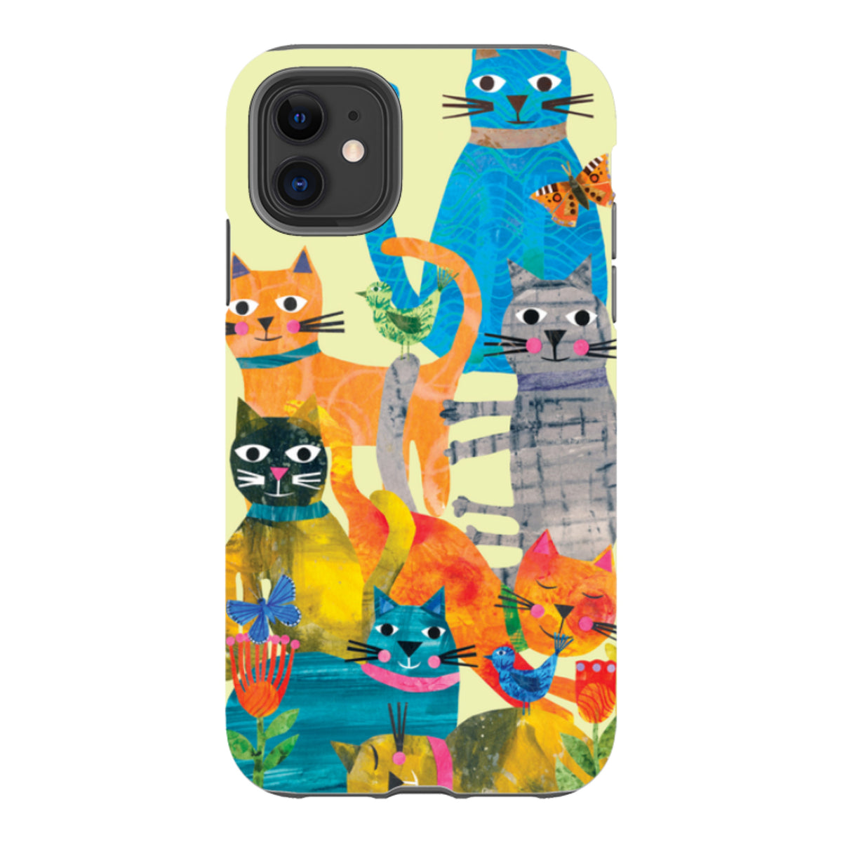 iPhone Tough Case - Cat Party By Tracey English