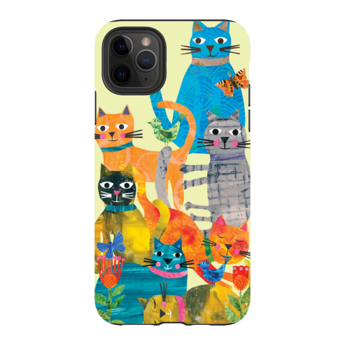 iPhone Tough Case - Cat Party By Tracey English