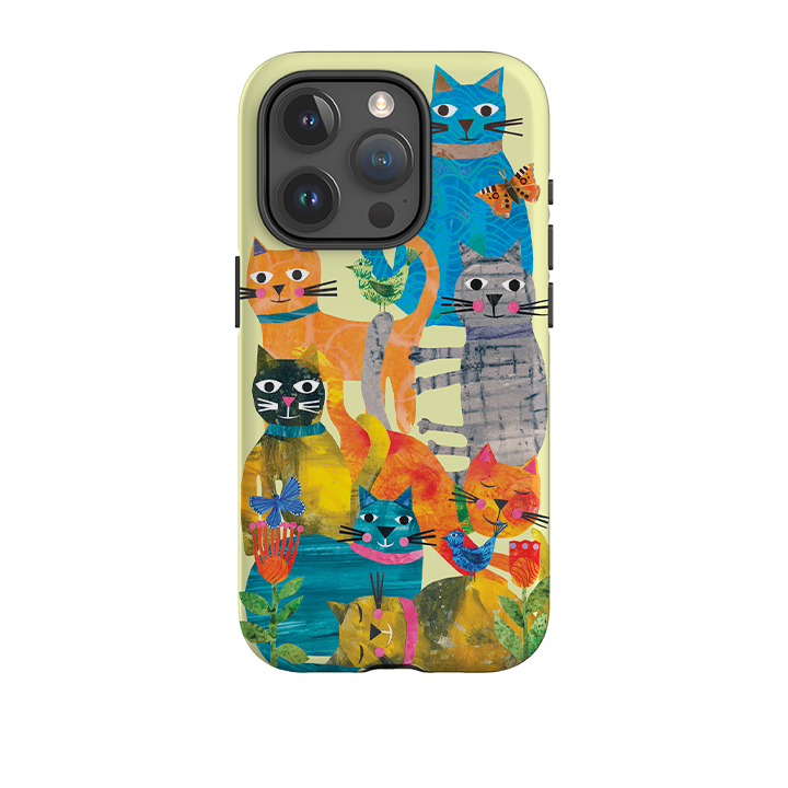 iPhone Tough Case - Cat Party By Tracey English