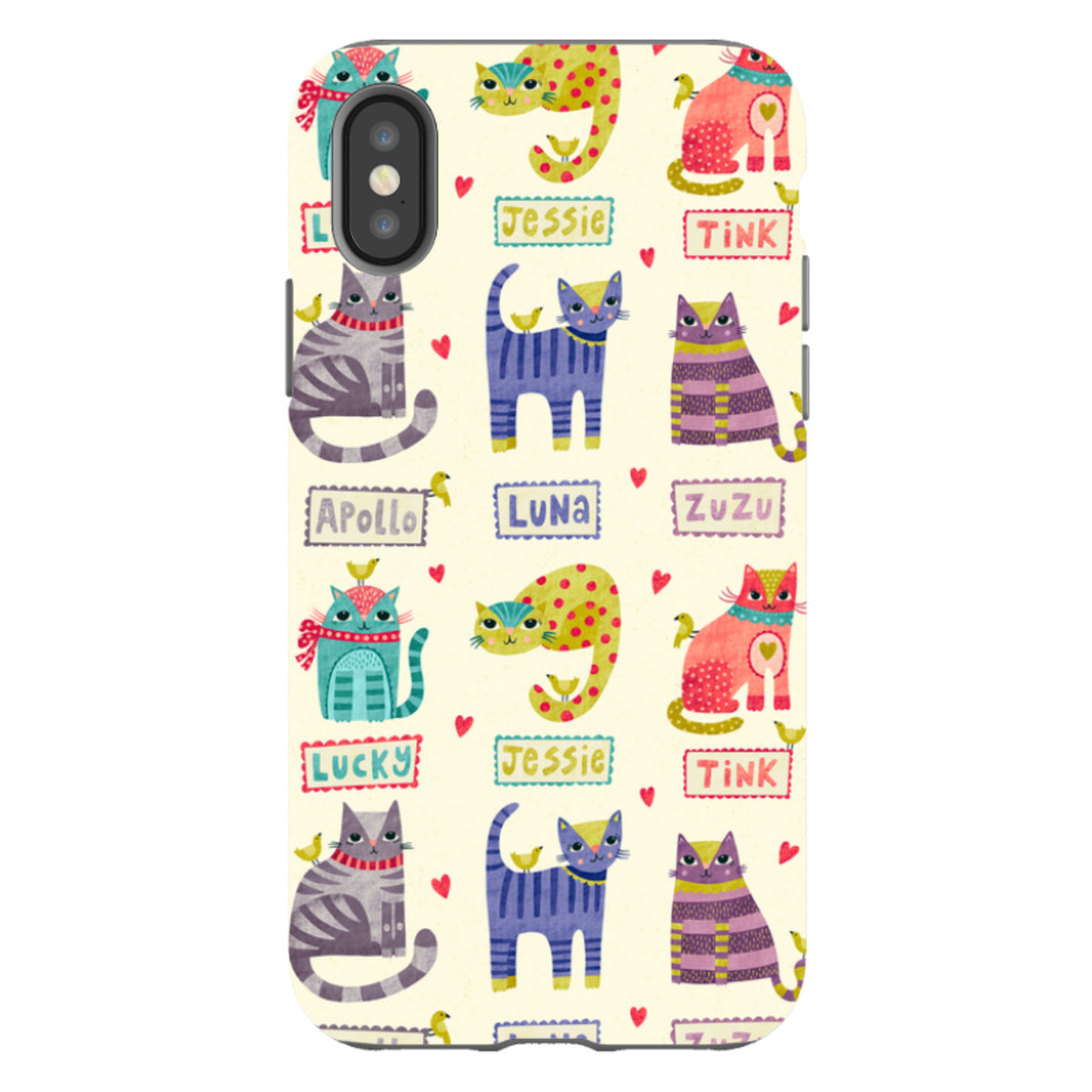 iPhone Tough Case - Cats By Suzy Taylor