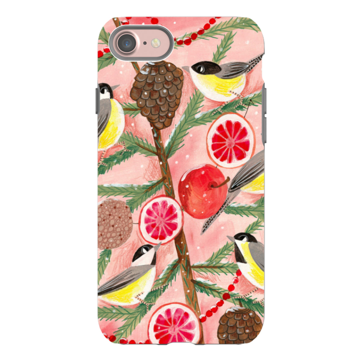 iPhone Tough Case - Chickadee By Caroline Bonne Muller
