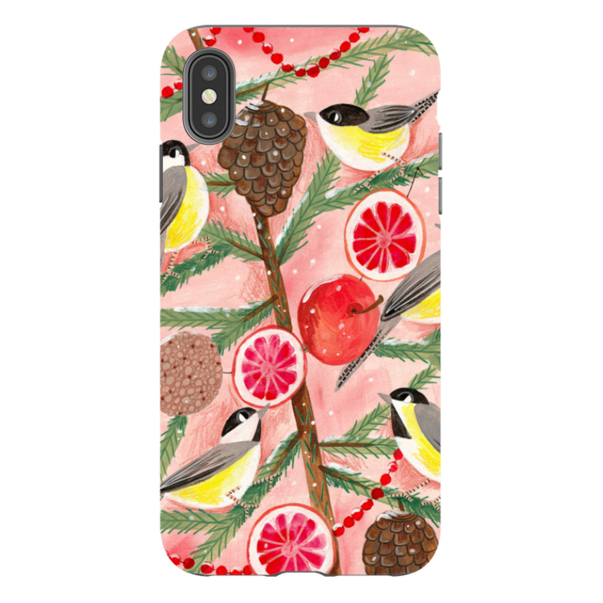iPhone Tough Case - Chickadee By Caroline Bonne Muller