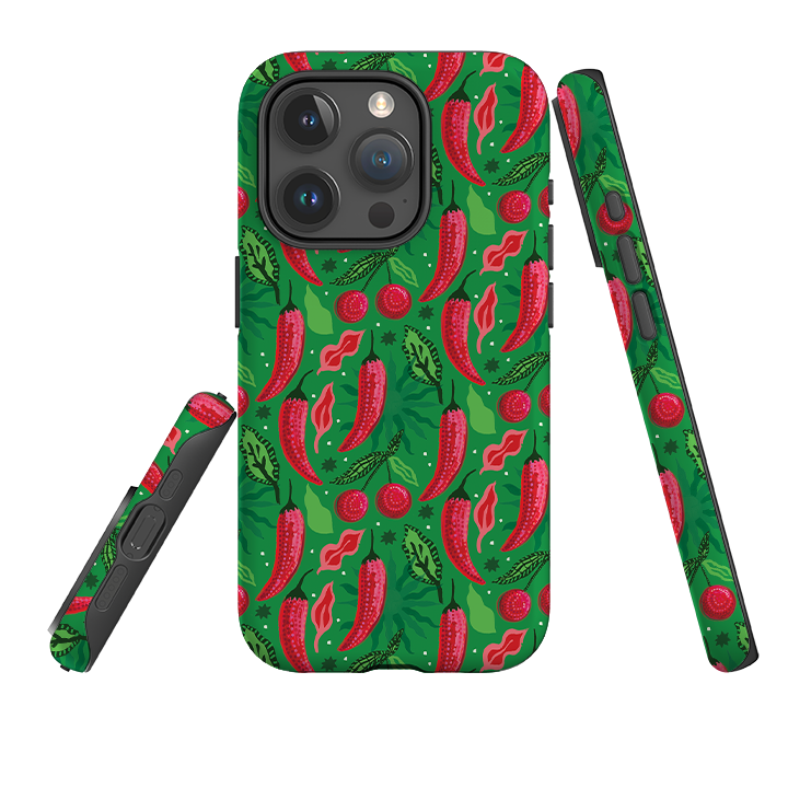 iPhone Tough Case - Chilli Cherry By Emma Frances Grant