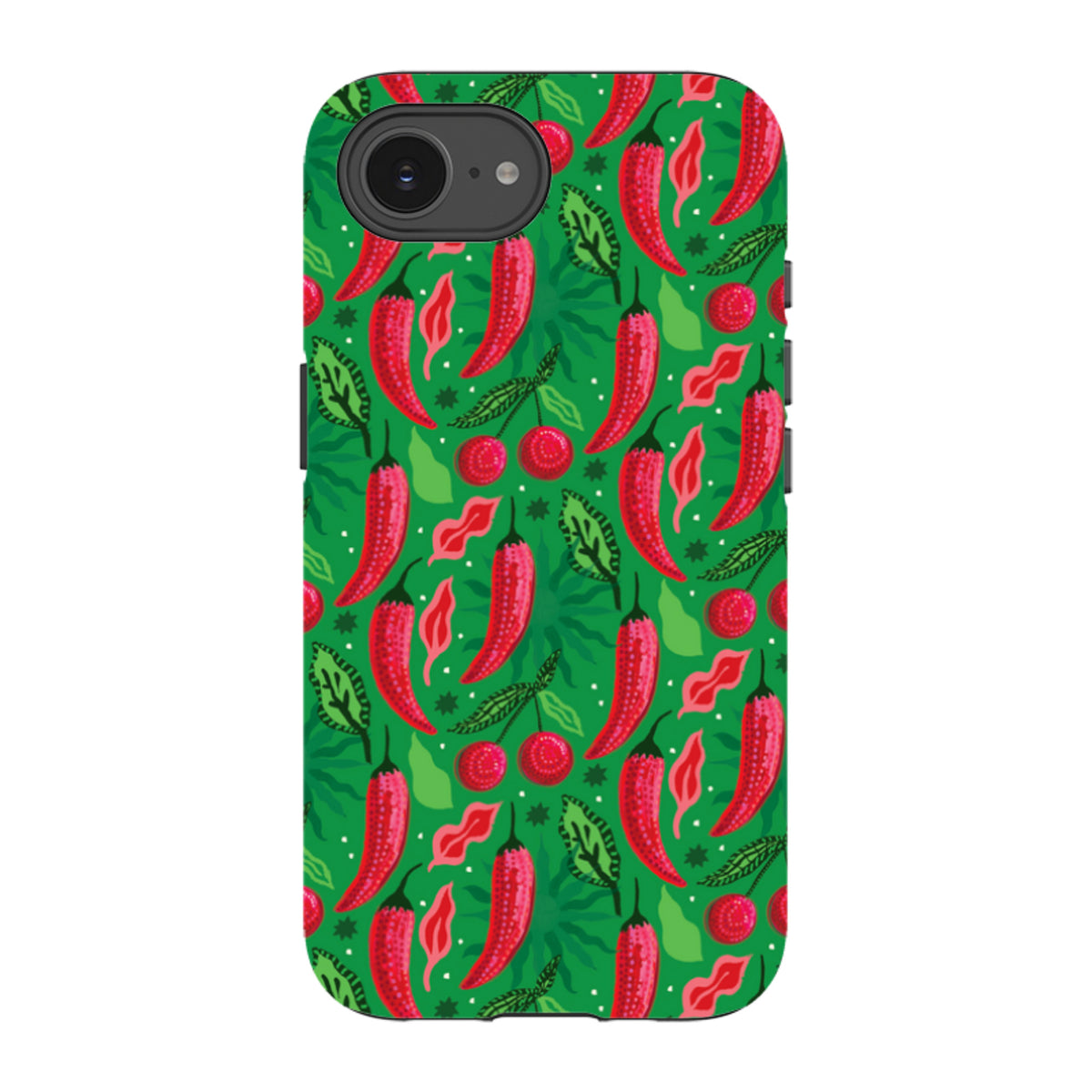 iPhone Tough Case - Chilli Cherry By Emma Frances Grant