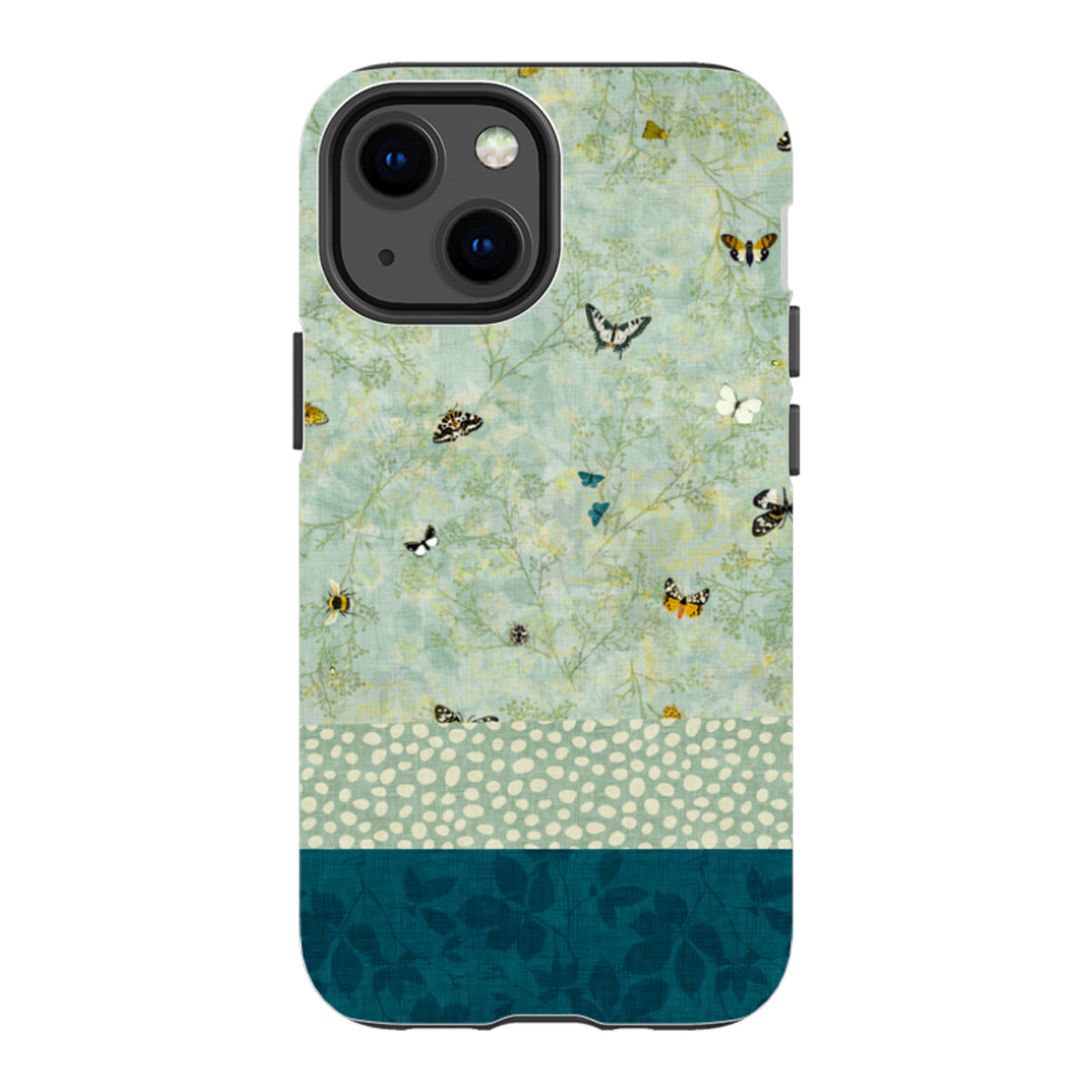 iPhone Tough Case - Chinoiserie Garden Soft Sage 2 By Katherine Quinn