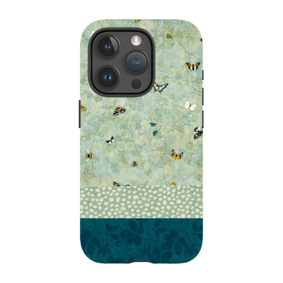 iPhone Tough Case - Chinoiserie Garden Soft Sage 2 By Katherine Quinn