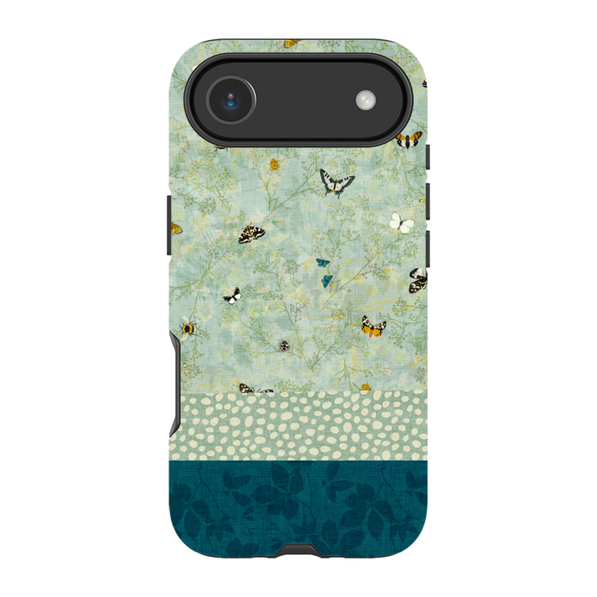 iPhone Tough Case - Chinoiserie Garden Soft Sage 2 By Katherine Quinn