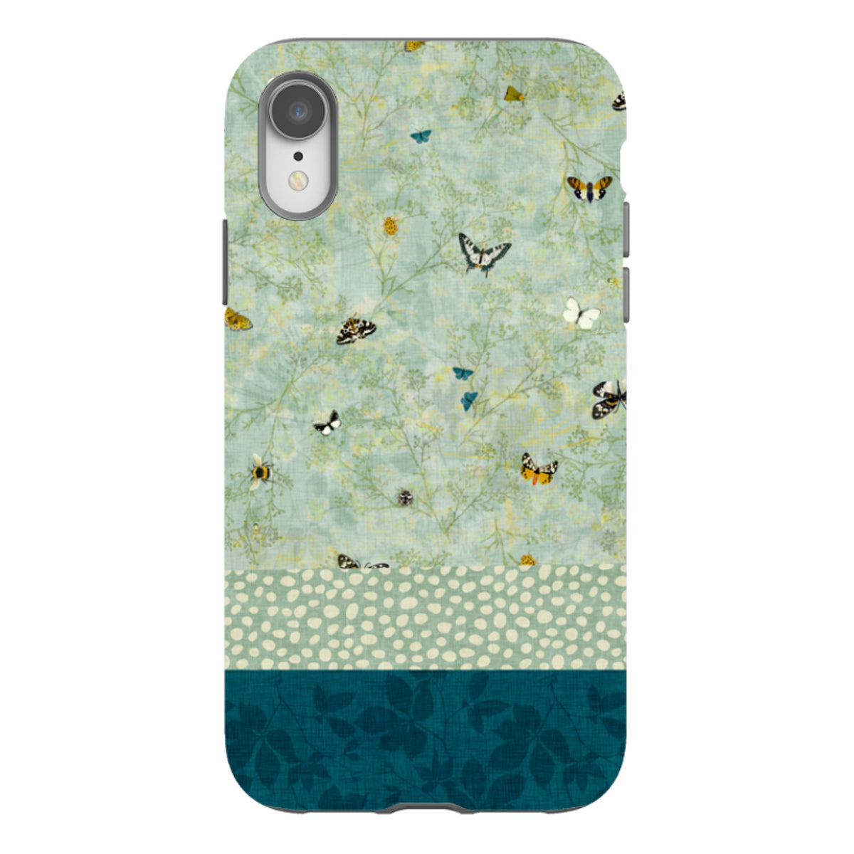 iPhone Tough Case - Chinoiserie Garden Soft Sage 2 By Katherine Quinn