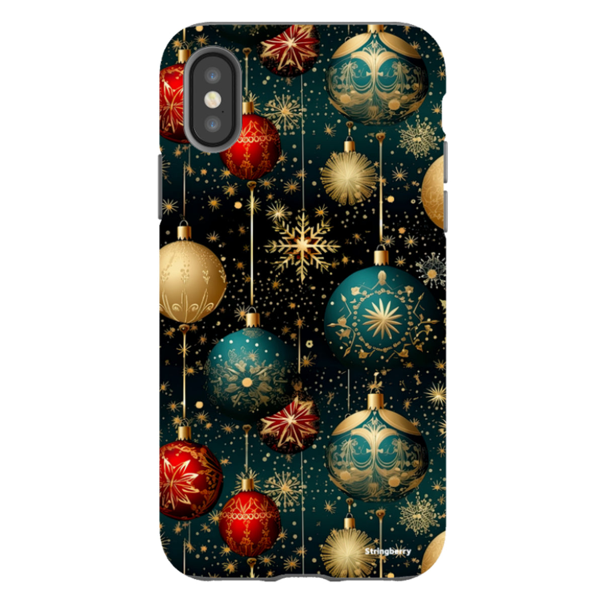 iPhone Tough Case - Christmas Baubles II