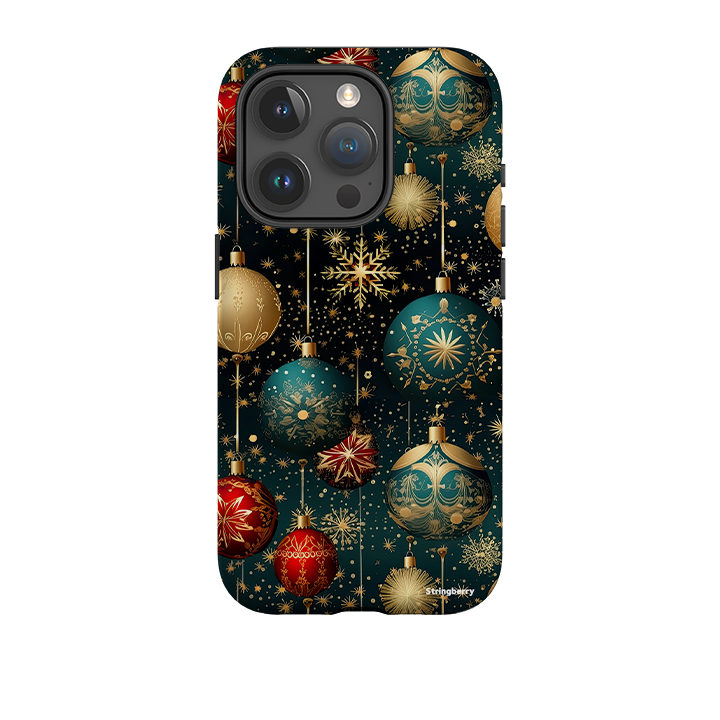 iPhone Tough Case - Christmas Baubles II