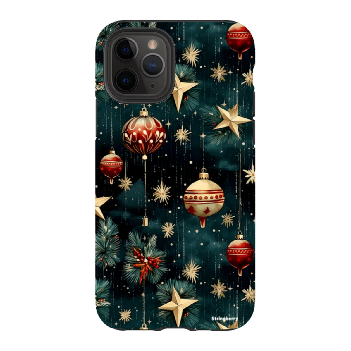 iPhone Tough Case - Christmas Baubles III