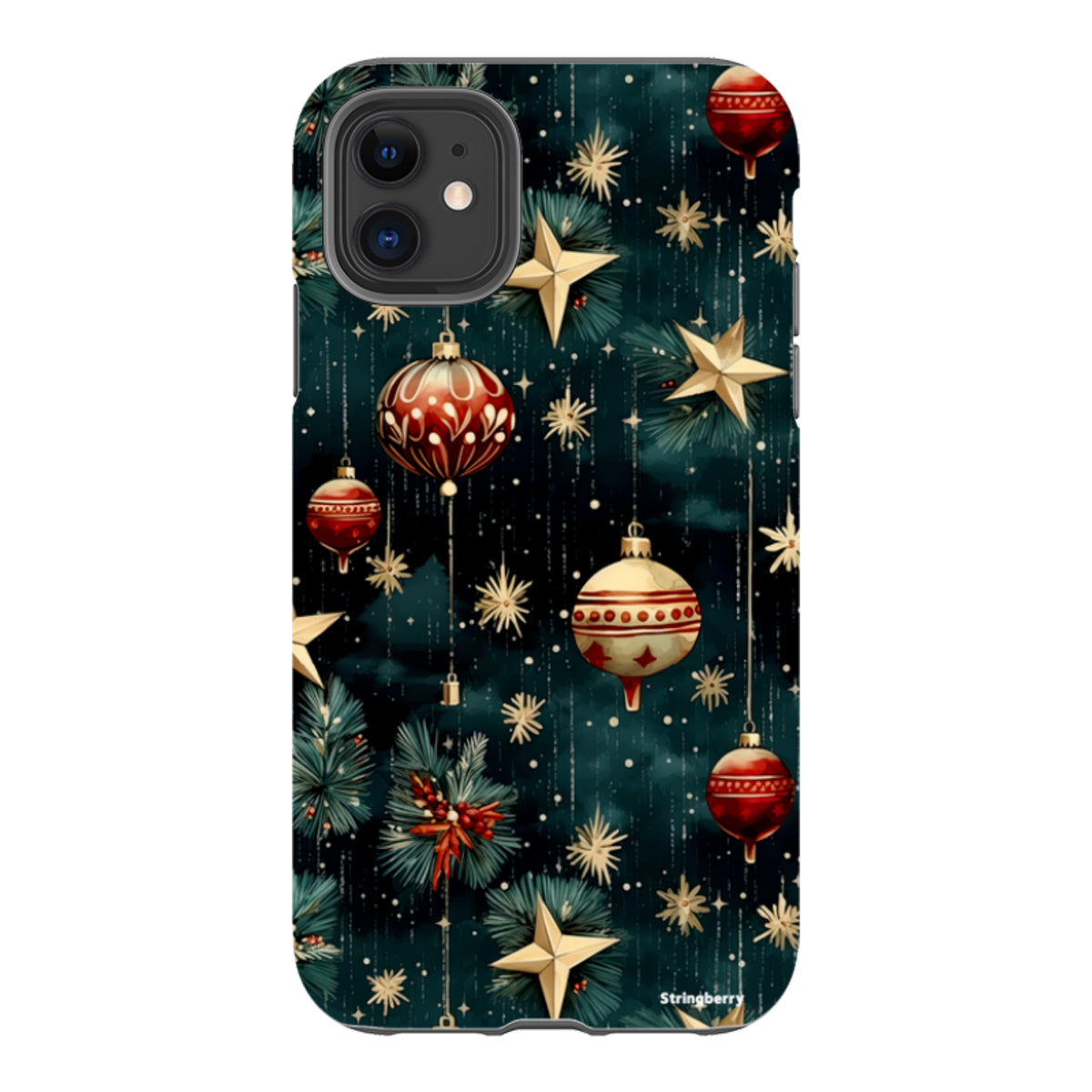 iPhone Tough Case - Christmas Baubles III