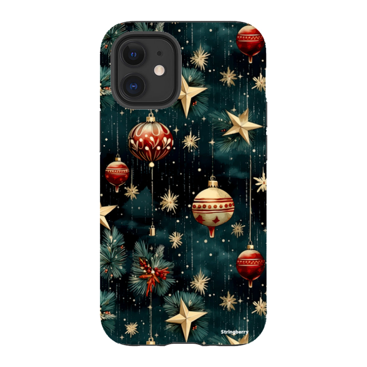 iPhone Tough Case - Christmas Baubles III
