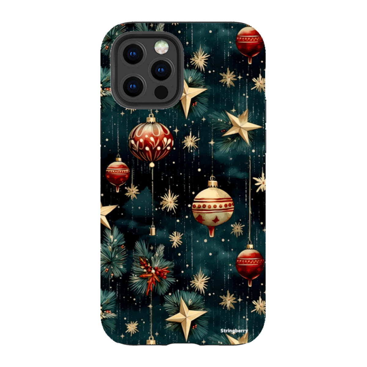 iPhone Tough Case - Christmas Baubles III