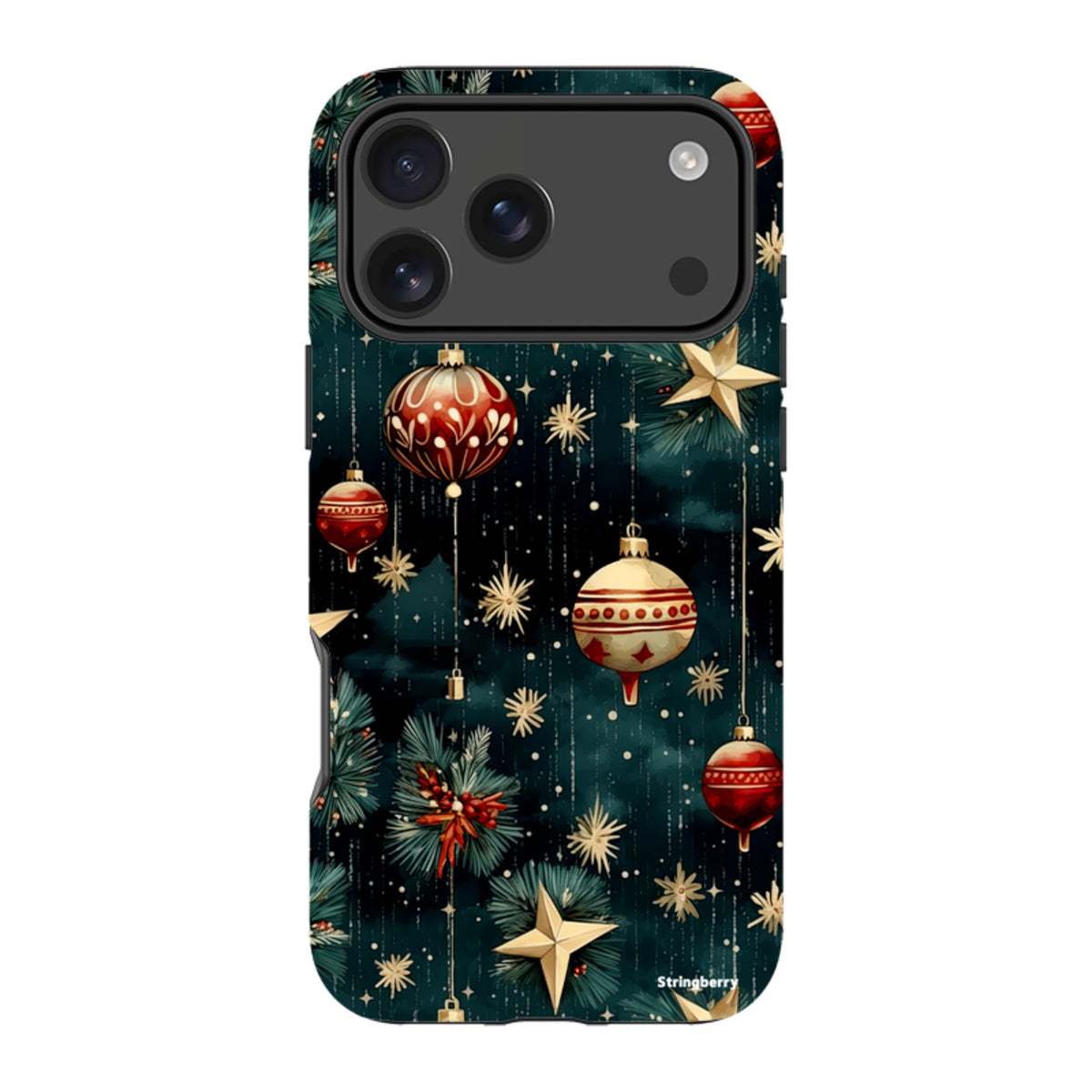 iPhone Tough Case - Christmas Baubles III