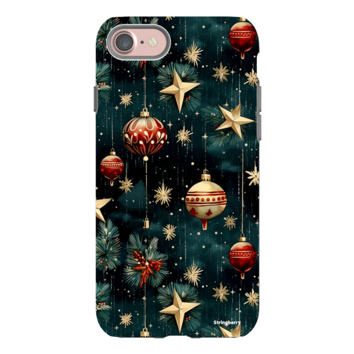 iPhone Tough Case - Christmas Baubles III