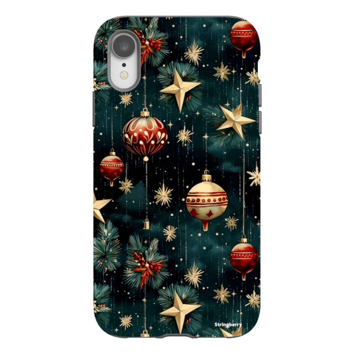 iPhone Tough Case - Christmas Baubles III