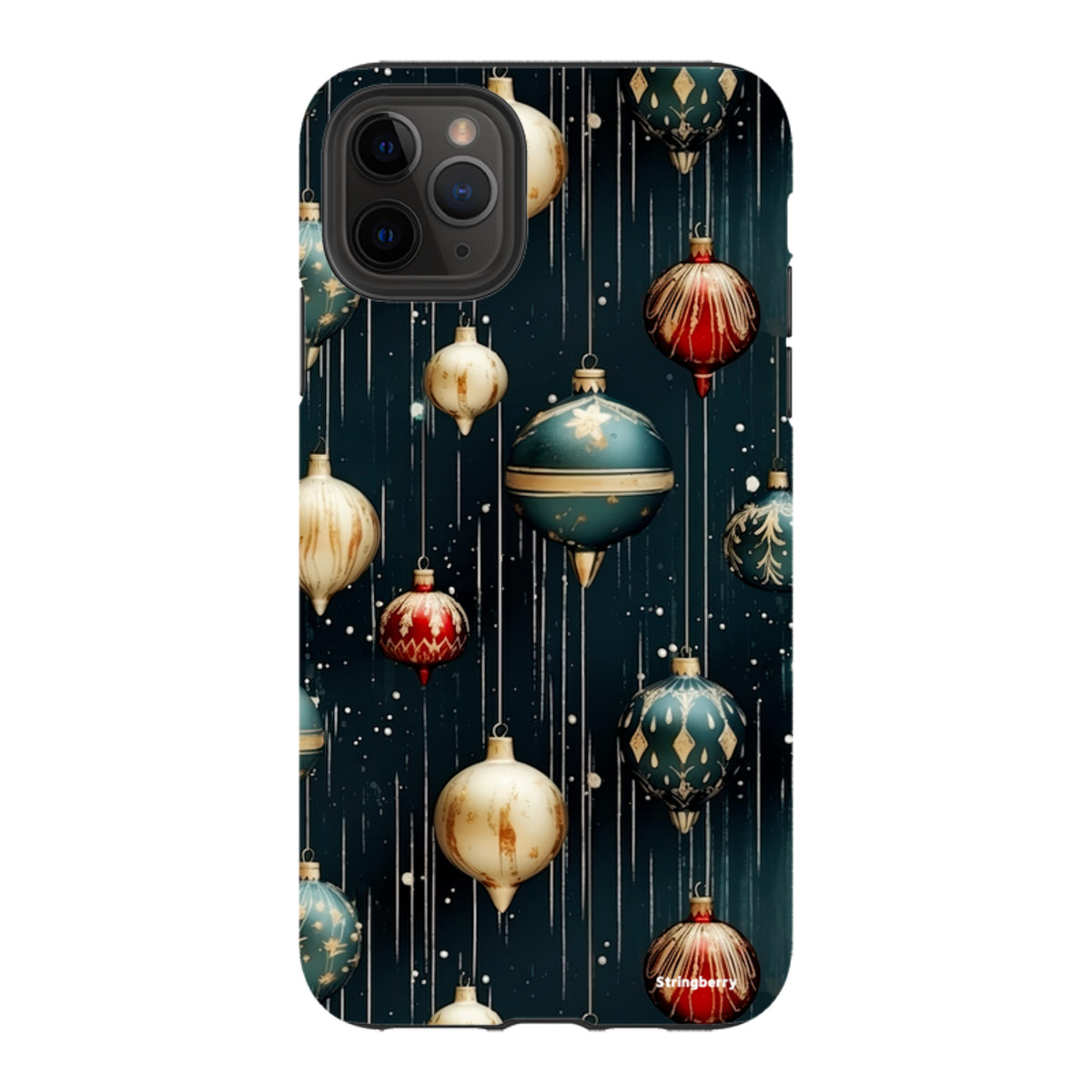 iPhone Tough Case - Christmas Baubles