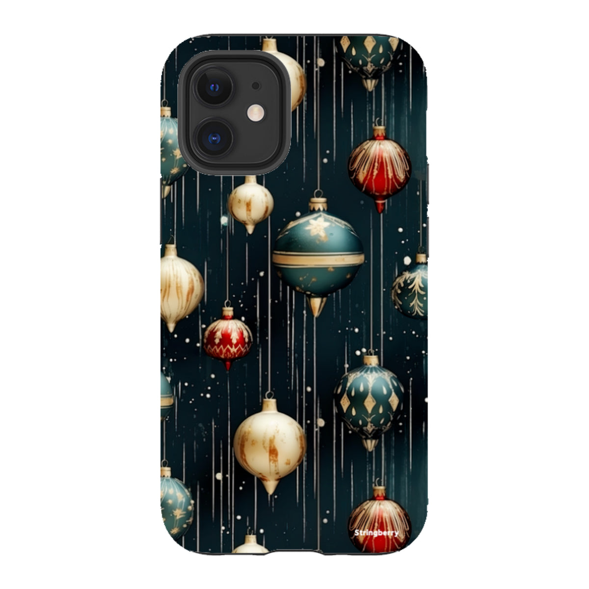 iPhone Tough Case - Christmas Baubles