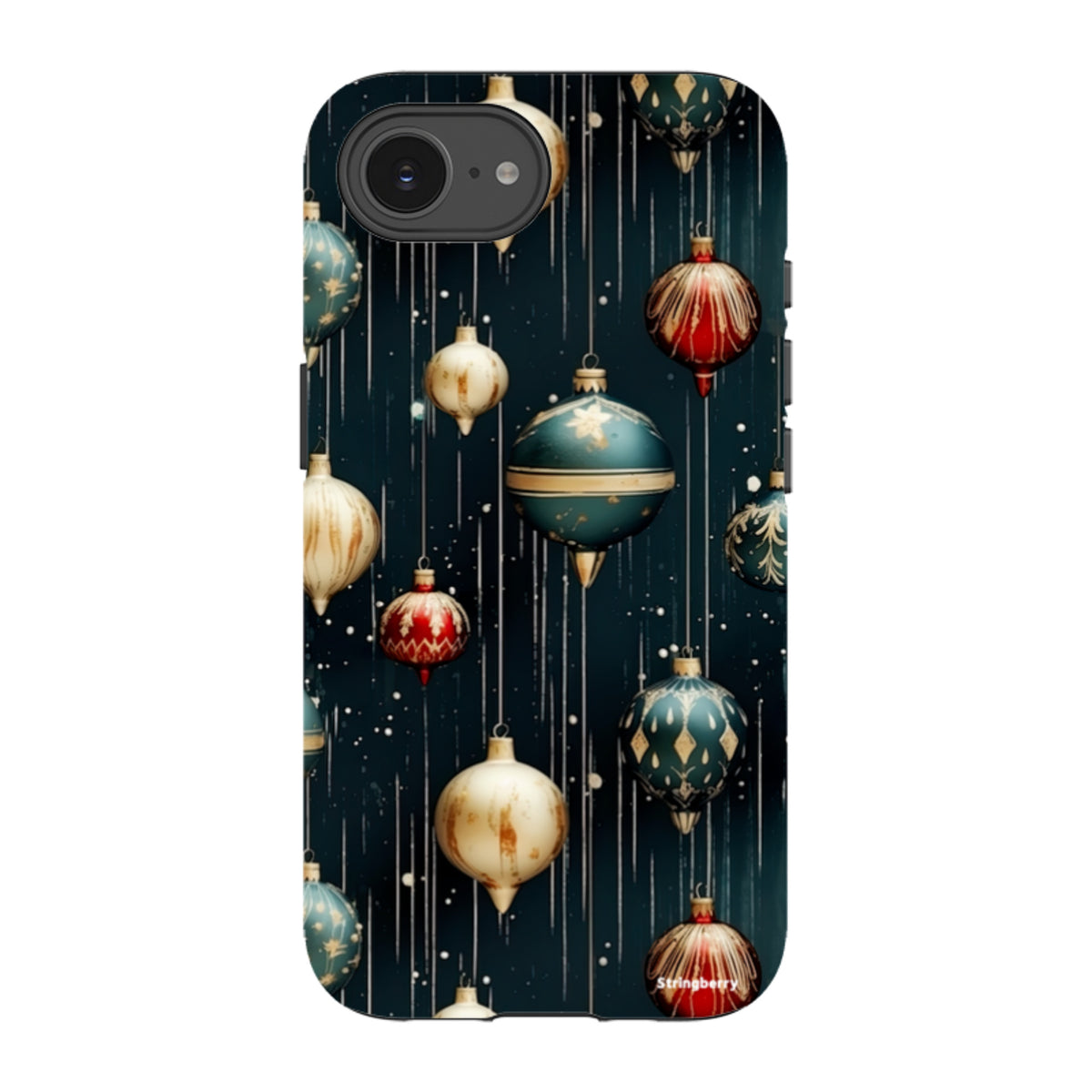 iPhone Tough Case - Christmas Baubles