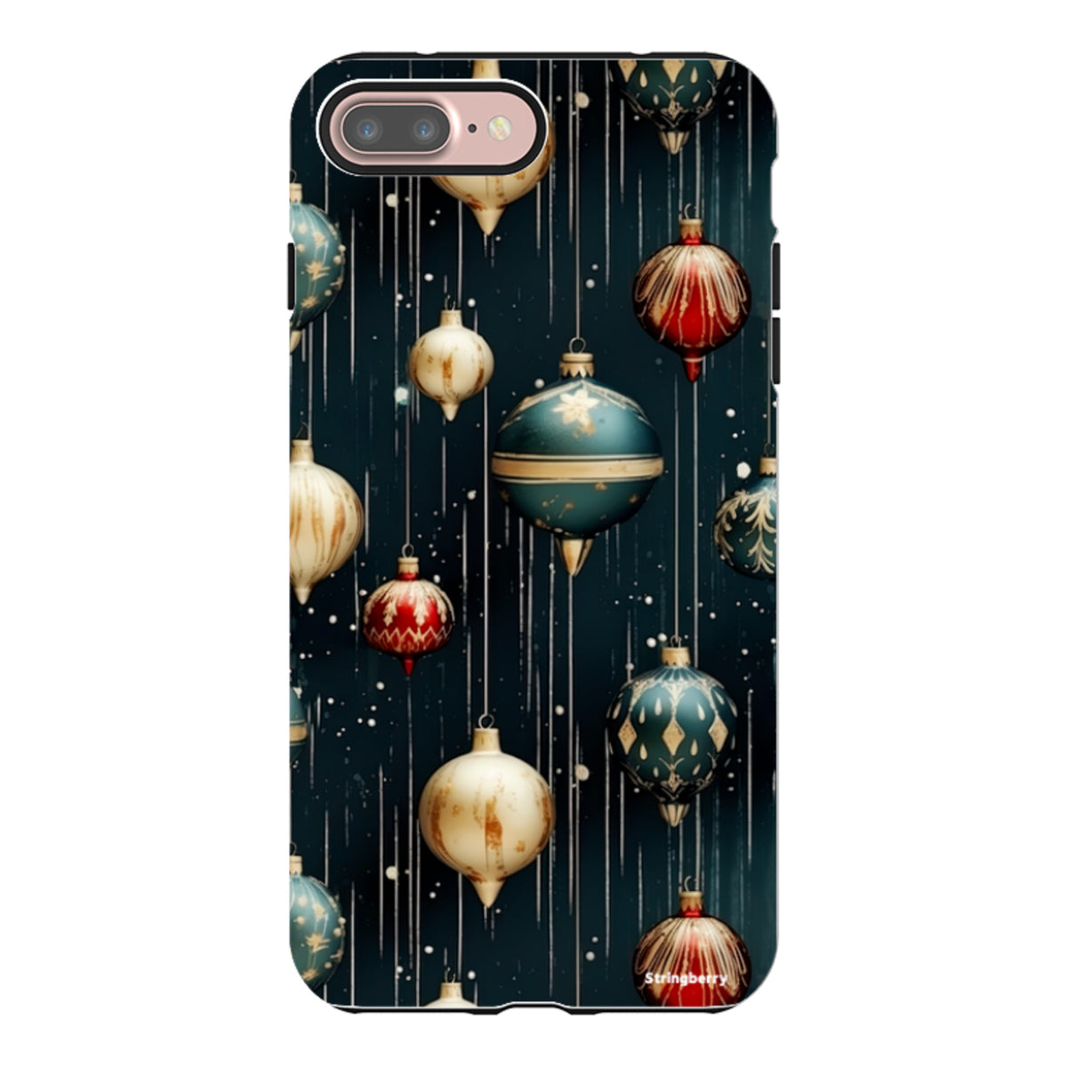 iPhone Tough Case - Christmas Baubles