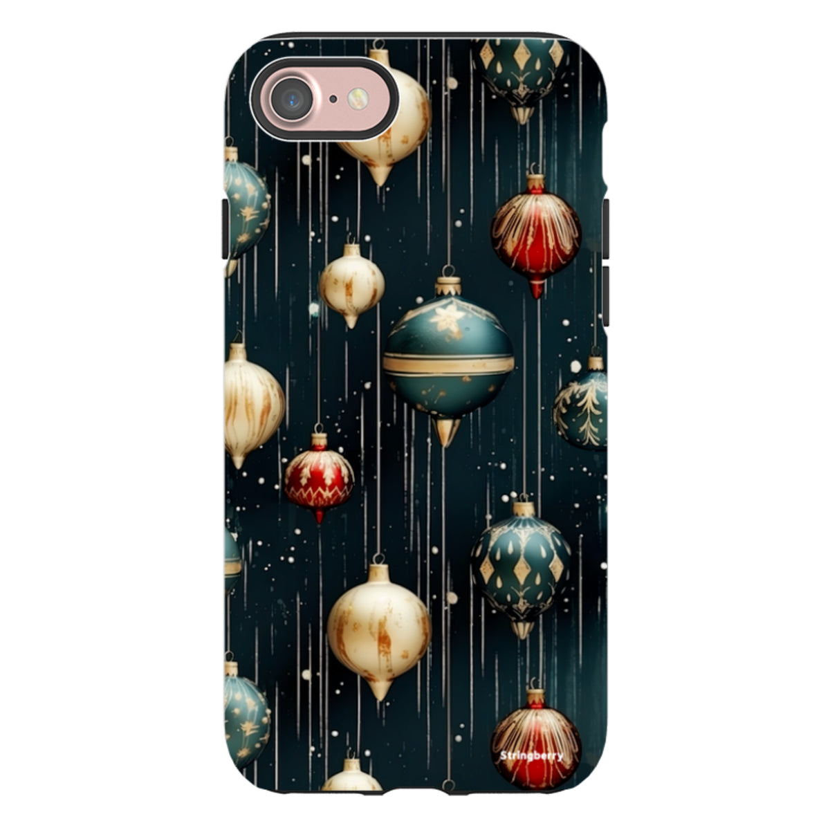 iPhone Tough Case - Christmas Baubles