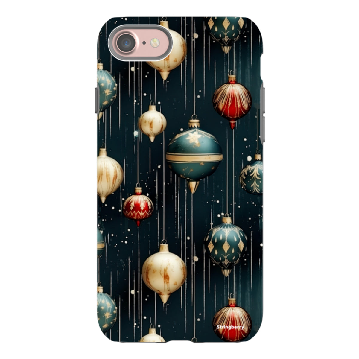 iPhone Tough Case - Christmas Baubles
