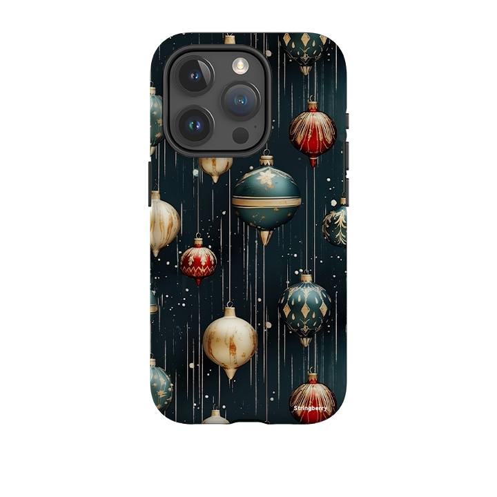 iPhone Tough Case - Christmas Baubles