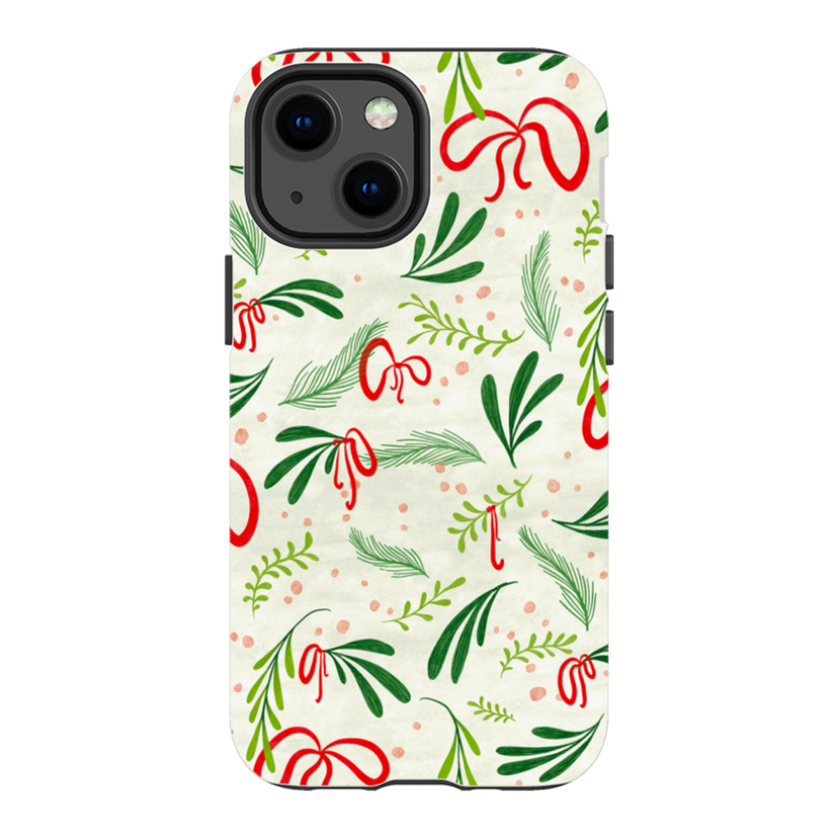 iPhone Tough Case - Christmas Bows By Katherine Quinn