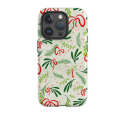 iPhone Tough Case - Christmas Bows By Katherine Quinn