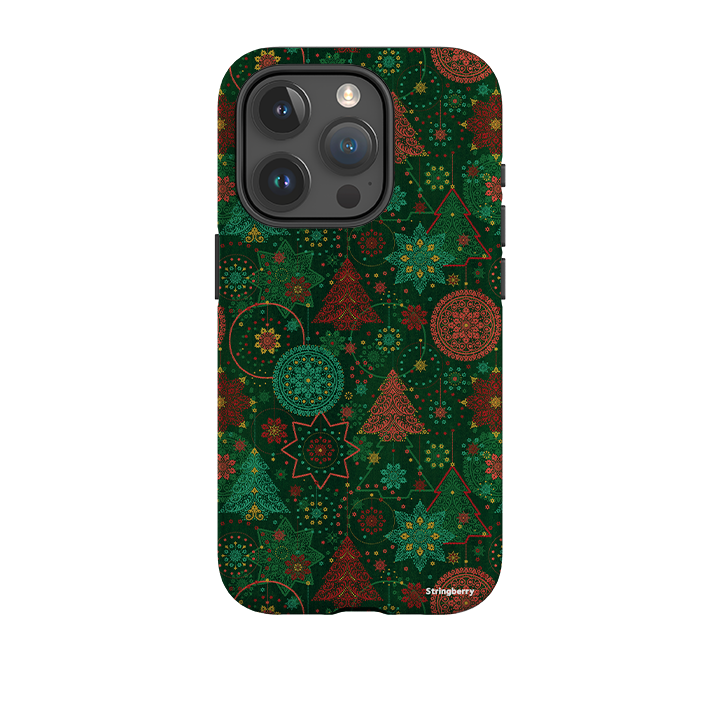 iPhone Tough Case - Christmas Forest By Natalie Pedetti Prack