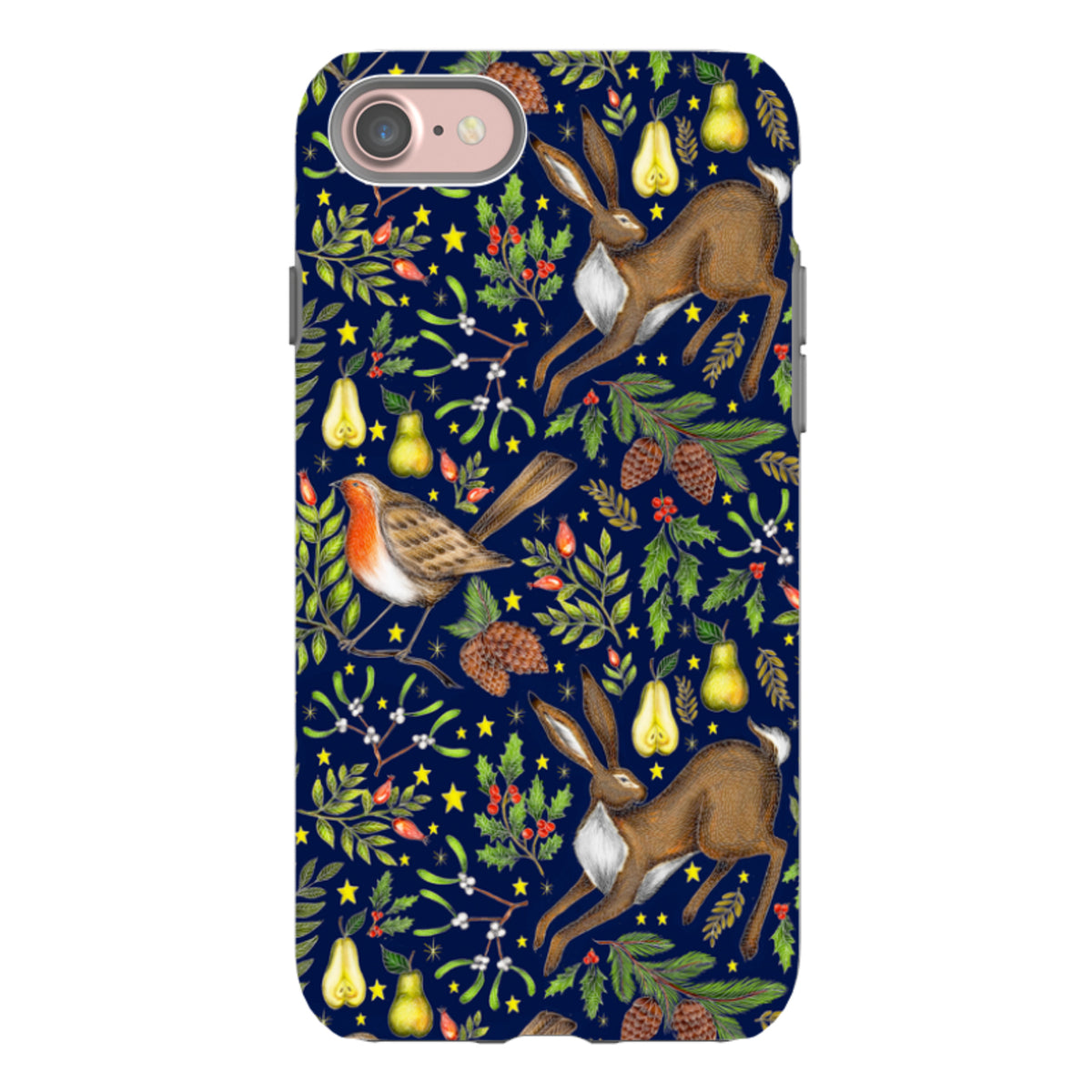 iPhone Tough Case - Christmas Garden By Catherine Rowe