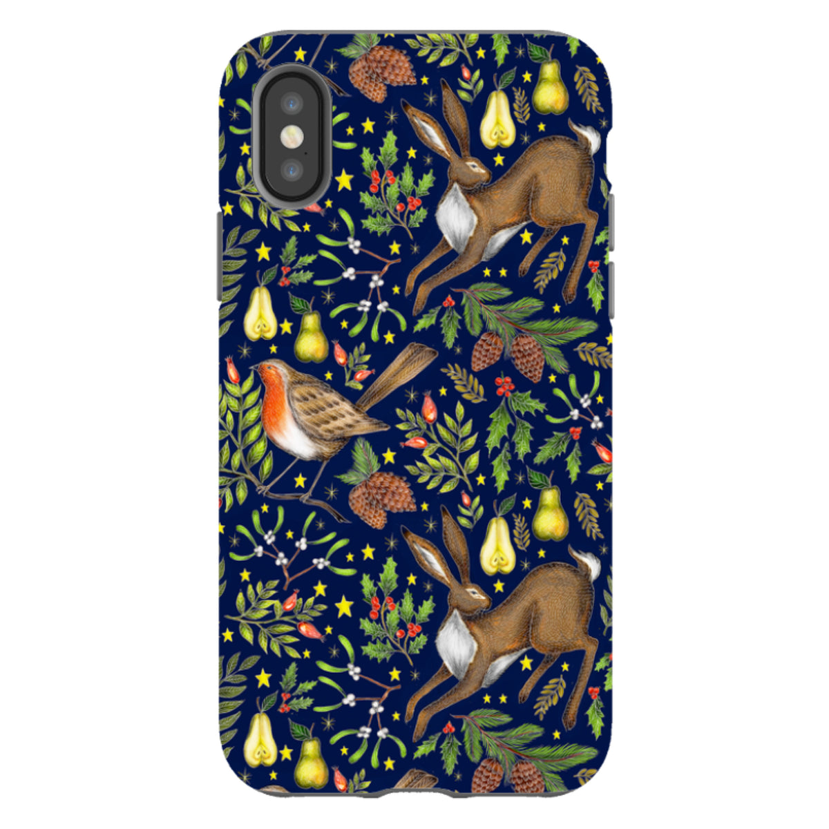 iPhone Tough Case - Christmas Garden By Catherine Rowe