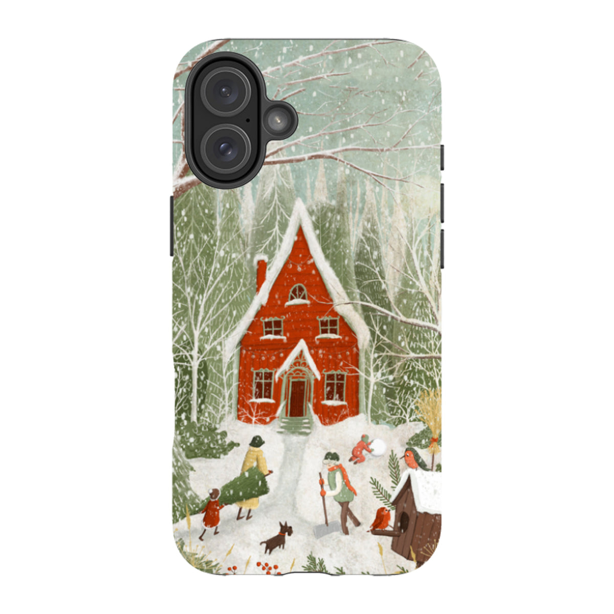 iPhone Tough Case -Christmas Garden Day By Maja Lindberg