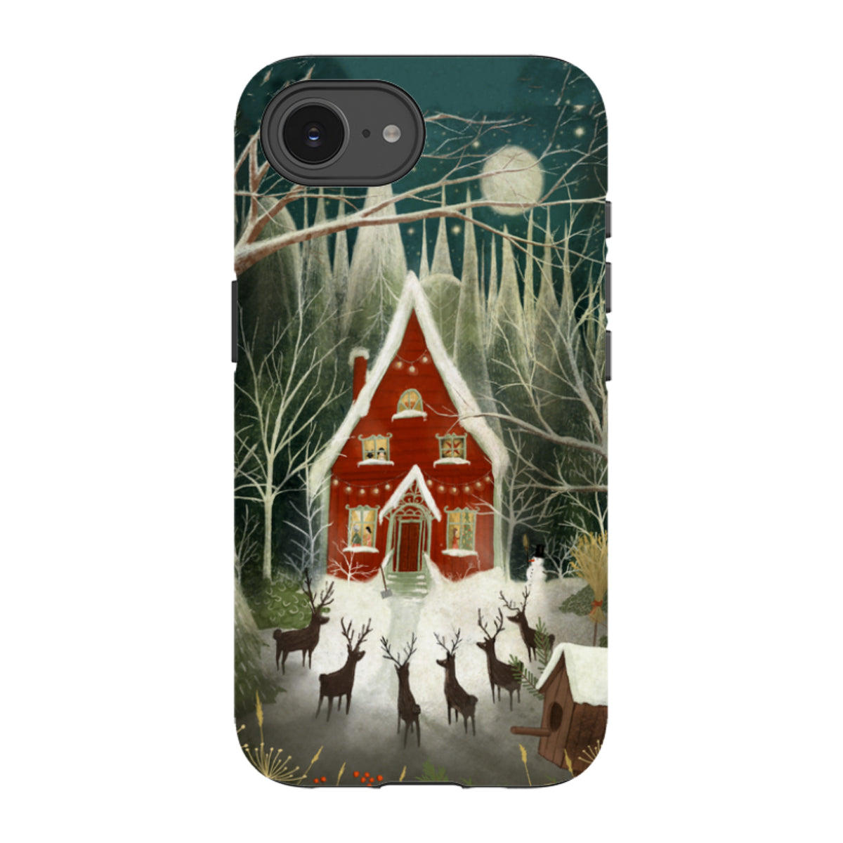 iPhone Tough Case - Christmas Garden Night von Maja Lindberg