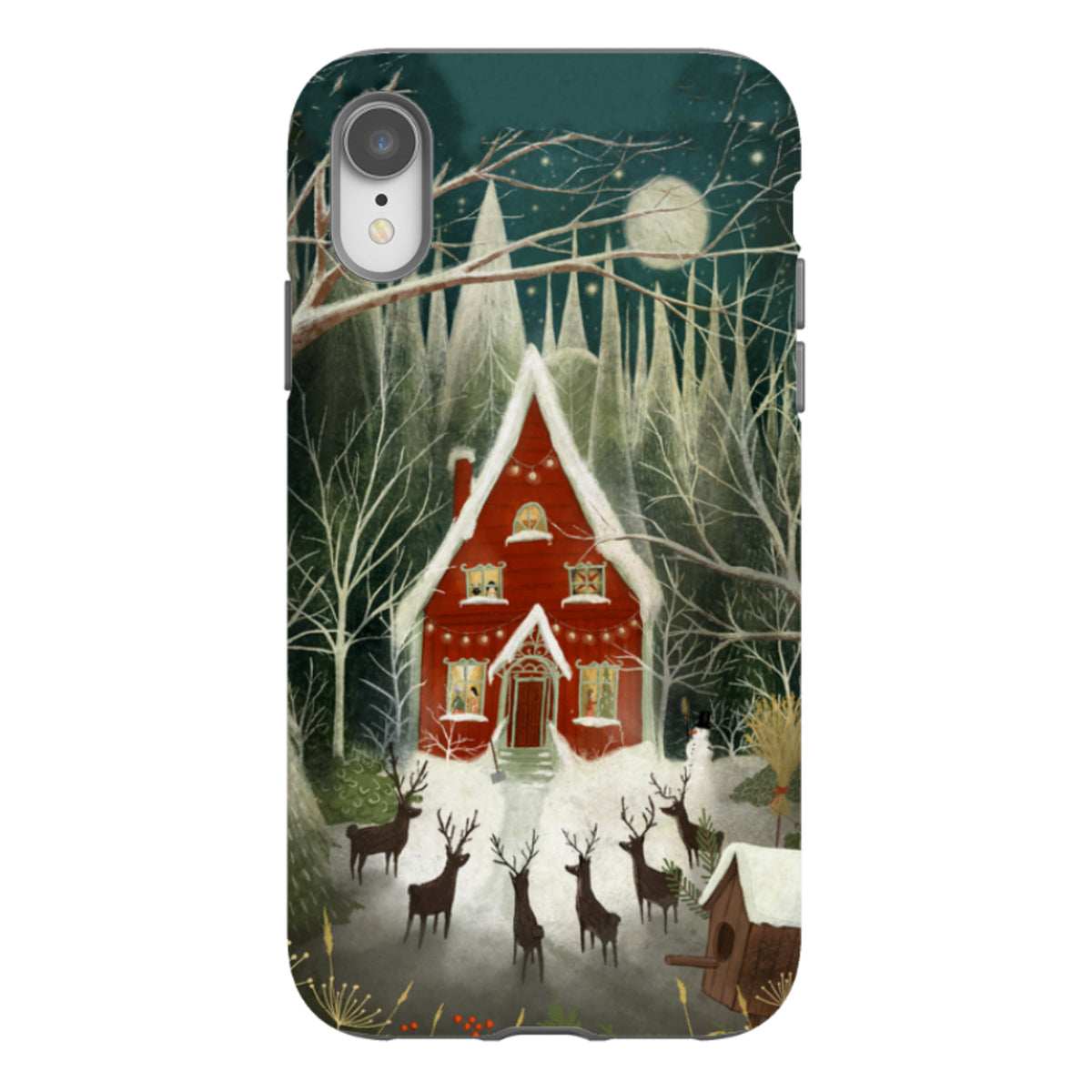 iPhone Tough Case - Christmas Garden Night von Maja Lindberg