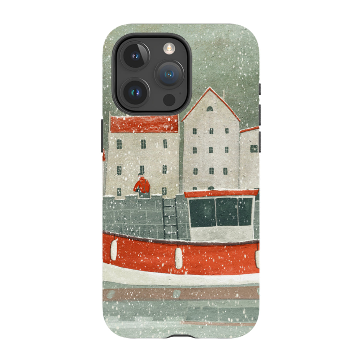 iPhone Tough Case - Christmas Harbour By Maja Lindberg