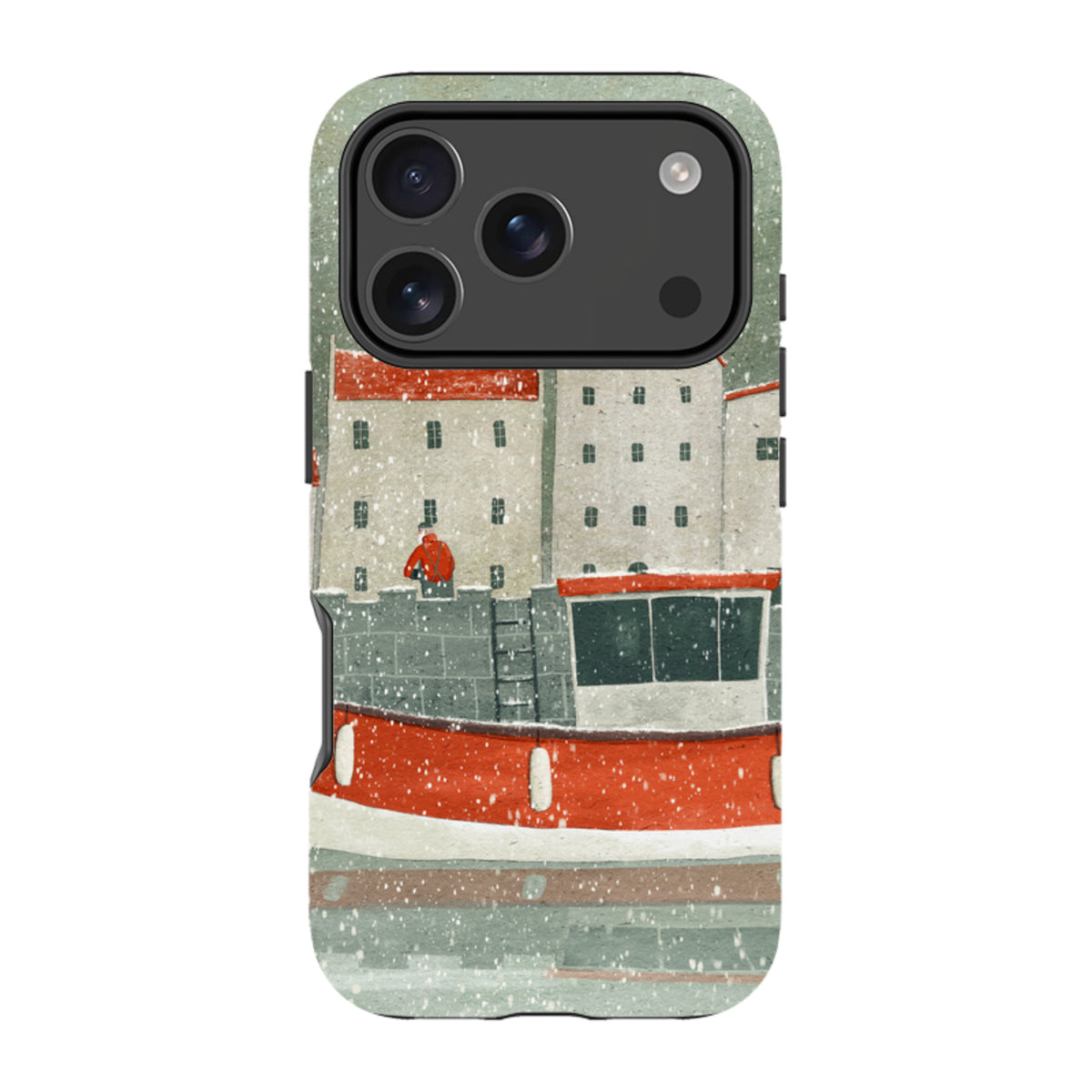 iPhone Tough Case - Christmas Harbour By Maja Lindberg