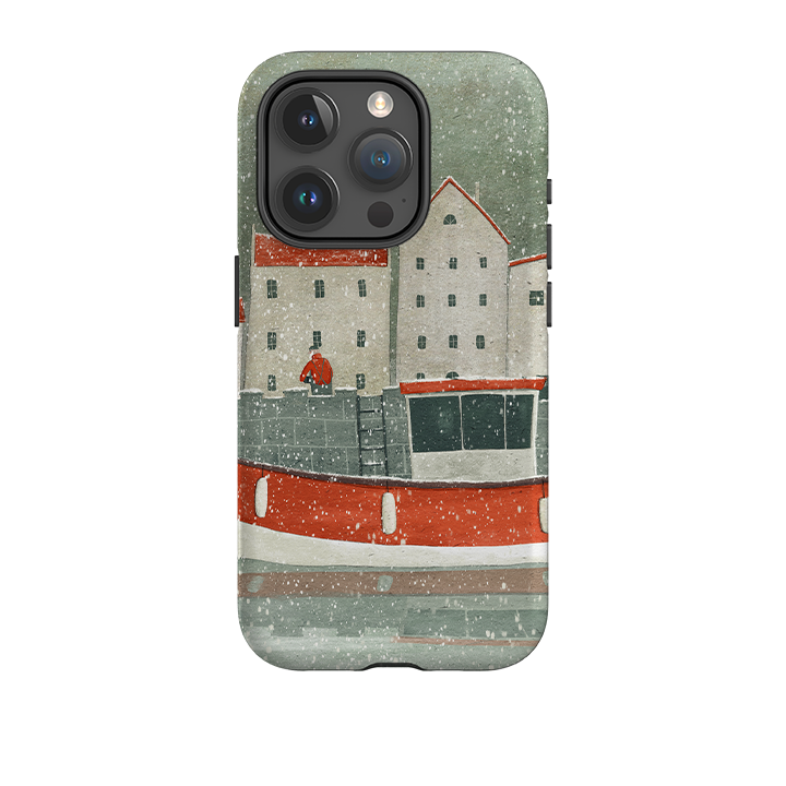 iPhone Tough Case - Christmas Harbour By Maja Lindberg