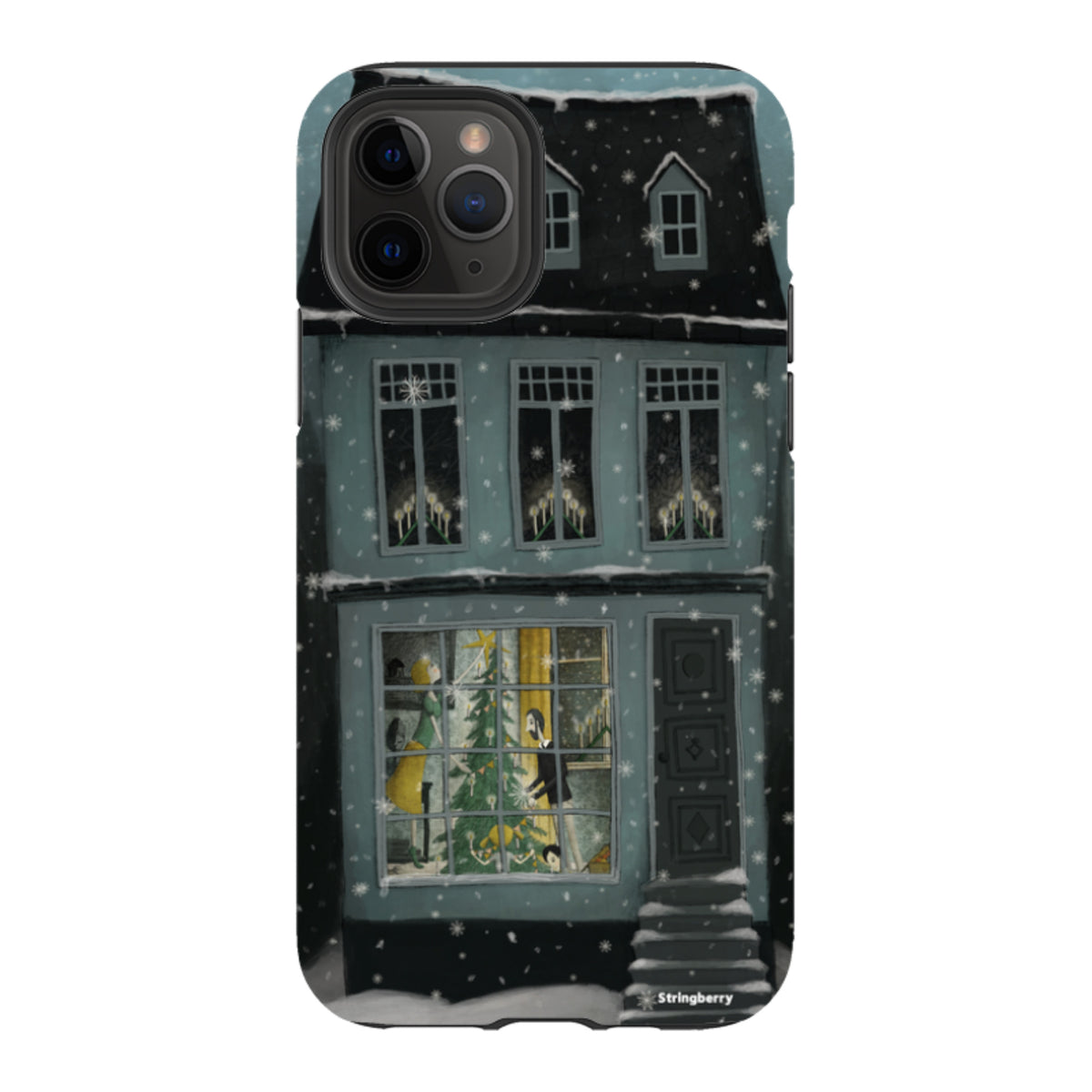 iPhone Tough Case - Christmas House By Maja Lindberg
