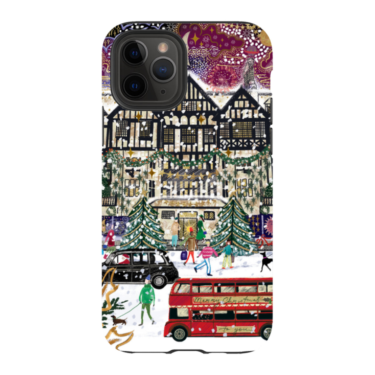 iPhone Tough Case - Christmas In London By Emma Frances Grant