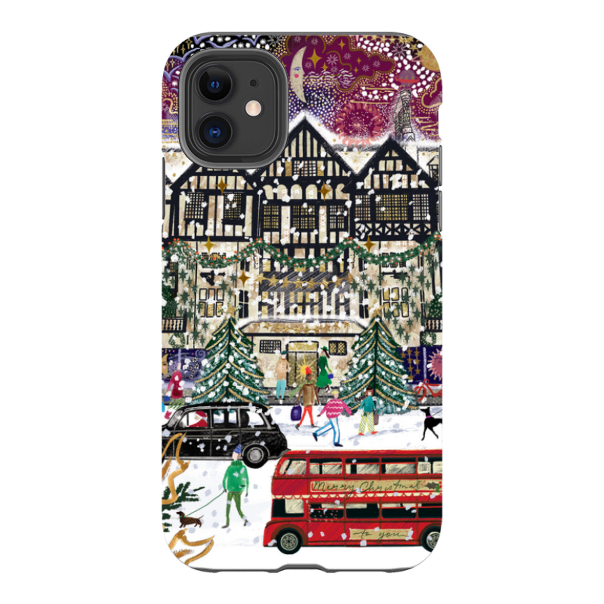 iPhone Tough Case - Christmas In London By Emma Frances Grant