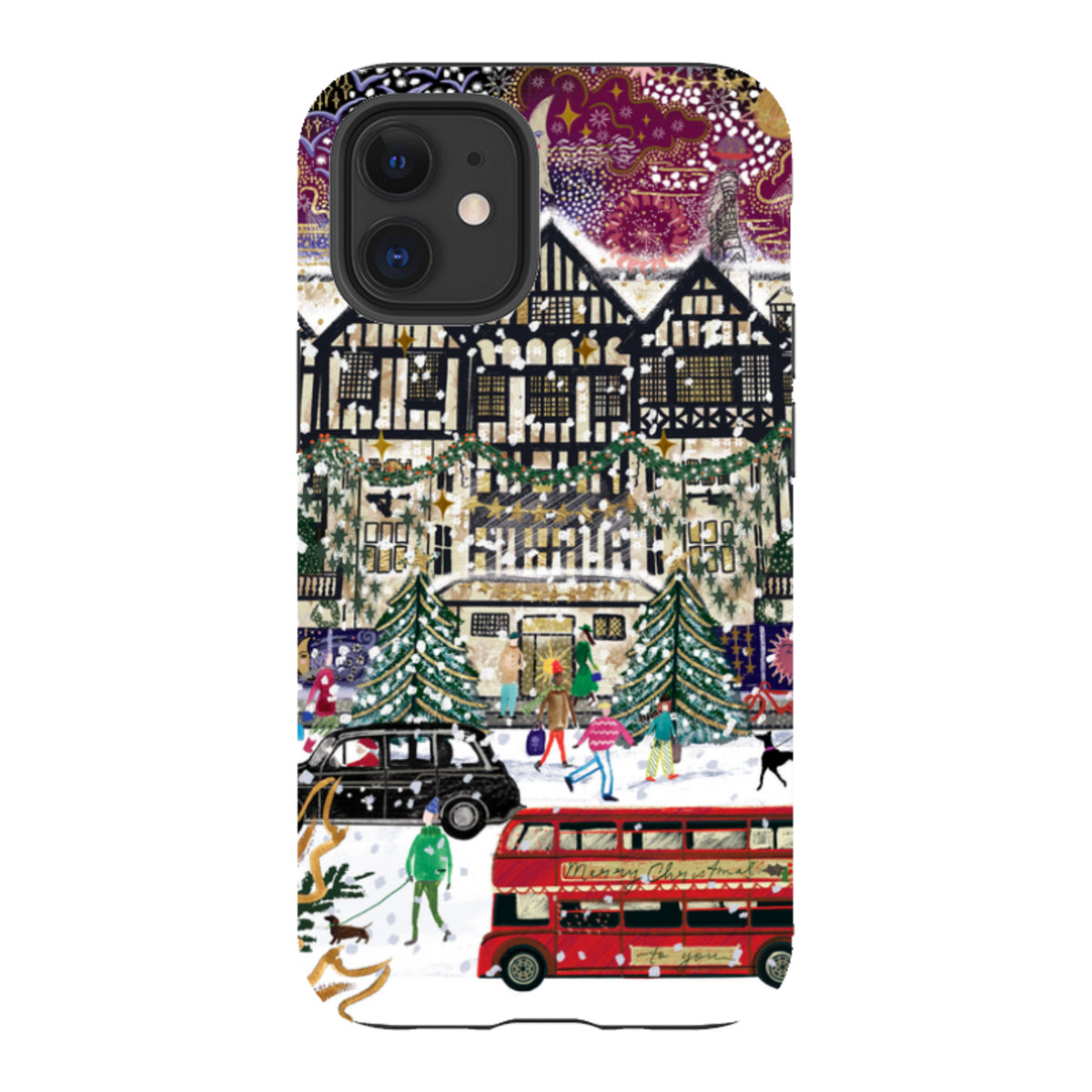 iPhone Tough Case - Christmas In London By Emma Frances Grant