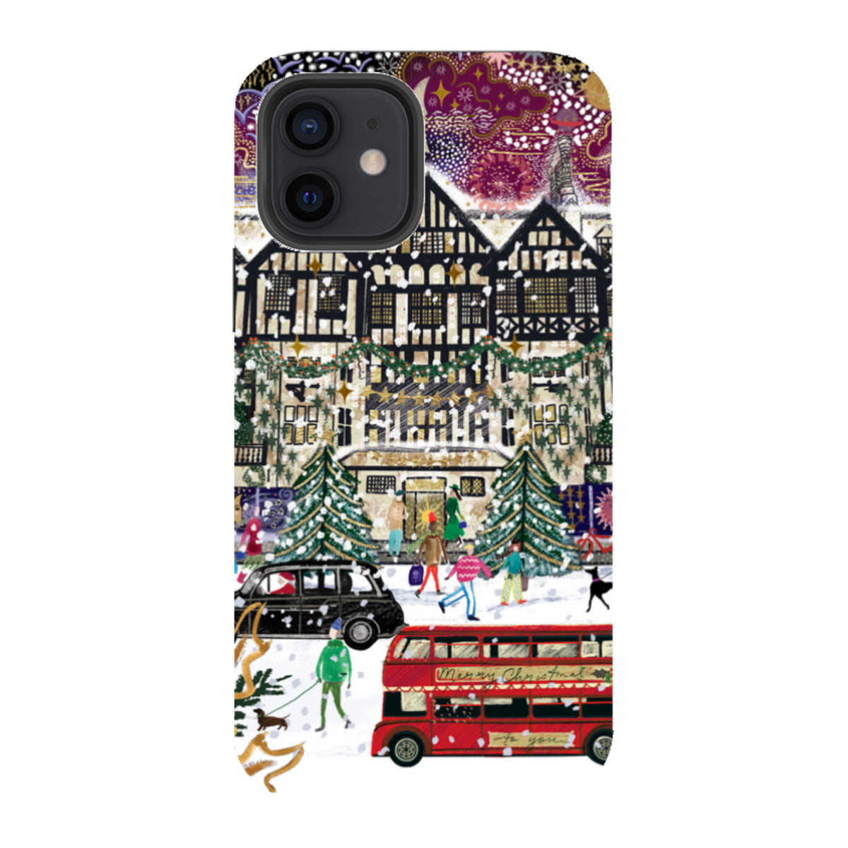 iPhone Tough Case - Christmas In London By Emma Frances Grant