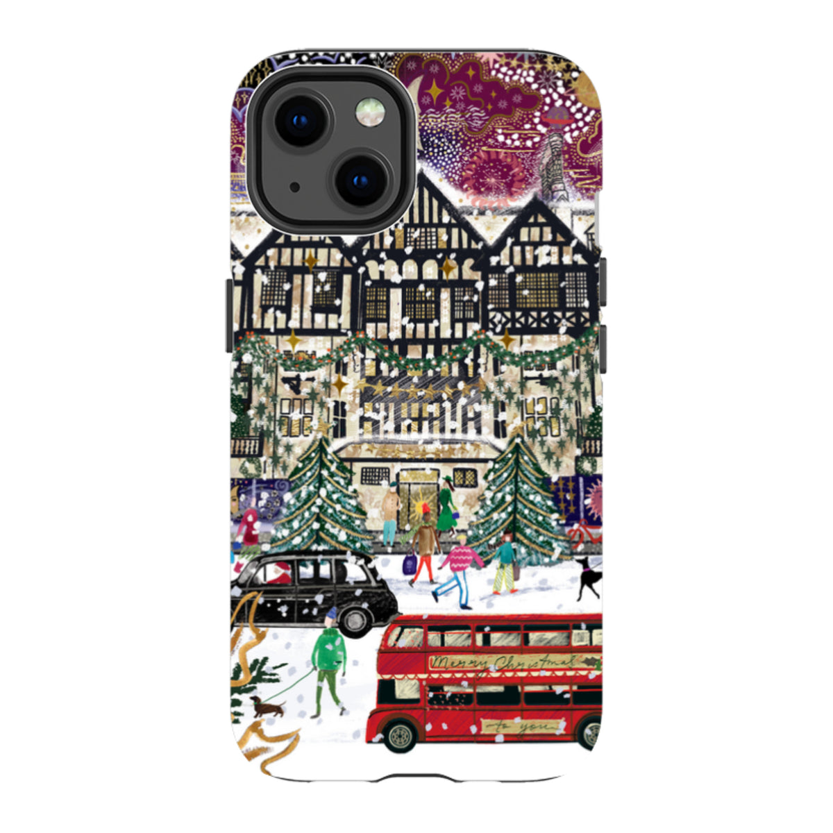 iPhone Tough Case - Christmas In London By Emma Frances Grant
